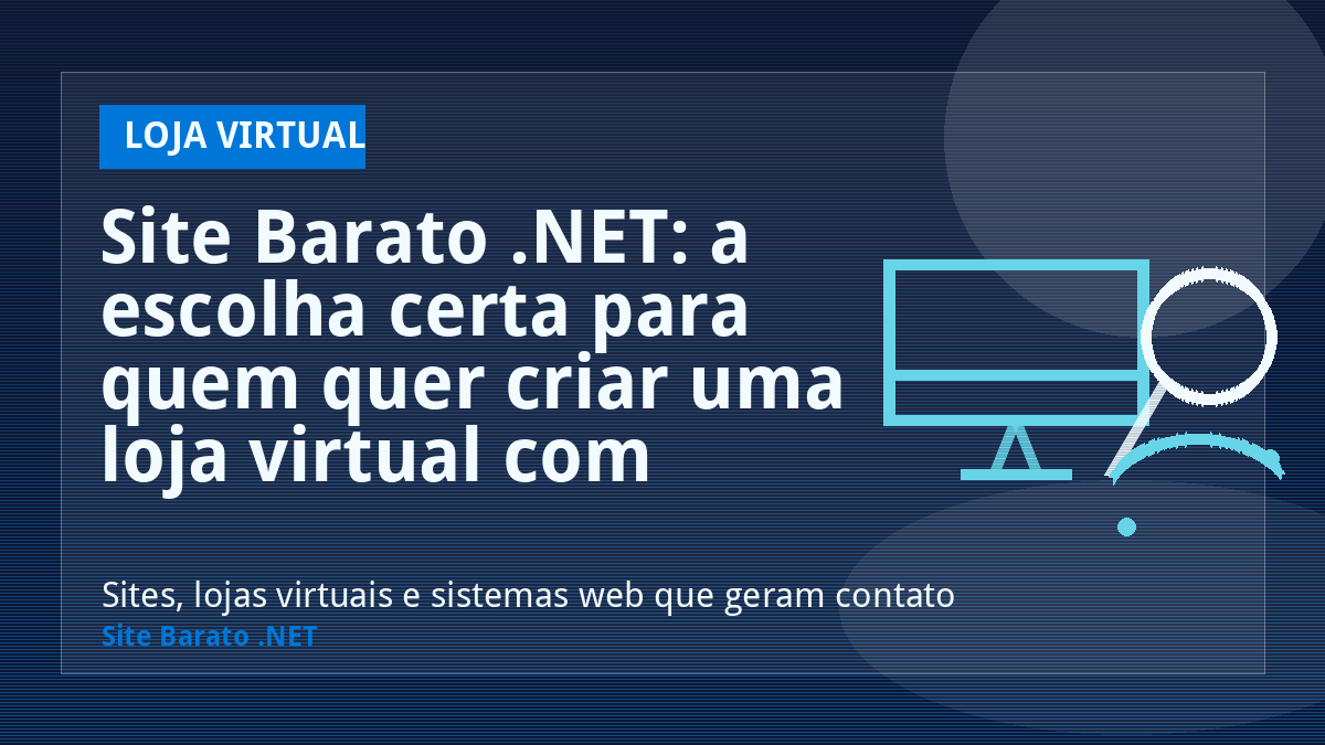 Site Barato .NET: a escolha certa para quem quer criar uma loja virtual com Woocommerce - Loja Virtual | Site Barato .NET